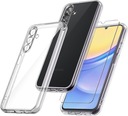 Etui do Samsung Galaxy A25 5G WZMACNIANE 360° CLEAR + Szkło 9H