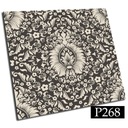 Самоклеящаяся плитка ПВХ 25см Старомодный узор