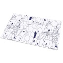 Dekoracja mata ochronna blatu 90x45 Rysunek miasto