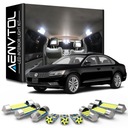 JUEGO ILUMINACION INTERIOR DIODO LUMINOSO LED VW PASSAT B6 8000K 