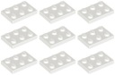 LEGO Плита 3021 2x3 белая NEW == (10г) 9 шт.