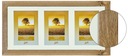 3 РАМКИ ДЛЯ ФОТОГРАФИЙ 13x18 - РАМКИ ДУБ ЛЕФКАС