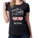ФУТБОЛКА ЖЕНСКАЯ С КОТОКОМ ФУТБОЛКА В ПОДАРОК ​​CAT CATS