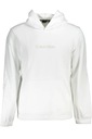 CALVIN KLEIN WHITE MEN SWEATSHIRT WITHOUT ZIP