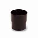 Mufa do rury spustowej 50mm GALECO PVC ciemnobrązowy RAL 8019