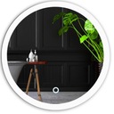 КРУГЛОЕ ЗЕРКАЛО Fi 80 см ВЫКЛЮЧАТЕЛЬ СО СВЕТОДИОДНОЙ ПОДСВЕТКОЙ