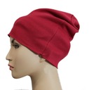 ШАПКА-БИНИ, универсальная, хлопок, бордовая.