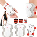 КОМПЛЕКТ ЗАЩИТЫ НА ЗАПЯСТЬЯ, ЛОКОТИ И КОЛЕНЫ ВЕЛОСИПЕД СКЕЙТБОРД РАЗМЕР M