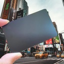 Wizytówka NFC cyfrowa czarna karta PVC Programowana