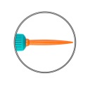 Плоская керамическая кисть Moroccanoil Paddle.