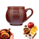 Kubek do grzańca z napisem i uchem ceramiczny Altom Design 320 ml