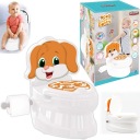 ТУАЛЕТ ДЛЯ СОБАКИ С ОТКРЫТКОЙ И СЪЕМНОЙ ВСТАВКОЙ, ИНТЕРАКТИВНЫЙ PILSAN