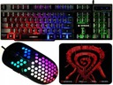ИГРОВОЙ НАБОР КЛАВИАТУРА И МЫШЬ КОВРИК ДЛЯ МЫШИ С RGB ПОДСВЕТКОЙ