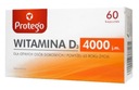 Protego Vitamín D3 4000 pre dospelých 60 kapsúl Vitamín Slnka Základná zložka vitamín D3