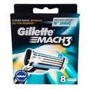 Лезвия Gillette Mach 3, 8 лезвий и сменные стержни.
