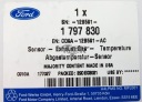 SENSOR TEMP. EXHAUST GASES FORD MONDEO 2,0 12-14 FORD 1797830  photo 10