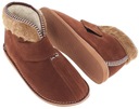 Bambosze Slippers Кожаные Высокие тапочки Шерсть 42