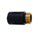 УДЛИНИТЕЛЬ ЛАТУННЫЙ МУФТА ЧЕРНЫЙ 1/2 L-30MM