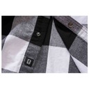 Brandit Checkshirt bez rukávov bielo/čierna L Dominujúca farba viacfarebná