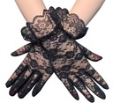 Кружевные вечерние перчатки, элегантные черные