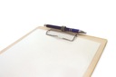 Подложка для планшета А4, с зажимом, с ручкой