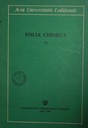 ACTA UNIVERSITATIS LODZIENSIS FOLIA CHIMICA 11