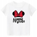 ZESTAW 2 koszulki MAMA CÓRKA Minnie Mouse prezent Kolor biały