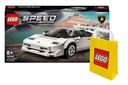 LEGO SPEED CHAMPIONS 76908 LAMBORGHINI COUNT + LEGO TORBA PAPIEROWA ŚREDNIA