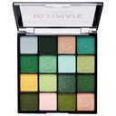 9 цветов мятно-зеленой палитры теней для век красочные