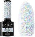 POWER 10 CLARESA BASE С кусочками переливающейся самовыравнивающейся фольги.