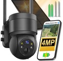 СОЛНЕЧНАЯ WIFI КАМЕРА 4MPX УМНАЯ НАРУЖНАЯ ВРАЩАЮЩАЯСЯ IP БЕСПРОВОДНАЯ СИГНАЛИЗАЦИЯ