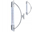 Серебряный внешний оконный термометр