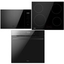 Комплект духовки Amica ED97619VBA + микроволновая печь AMMB25E3SGVB + варочная панель PI6501