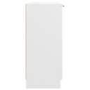 vidaXL Komoda, biela, 90,5x30x70 cm, materiál na báze dreva Značka VidaXL
