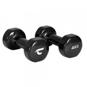 Гантели виниловые 2 х 4 кг Christopeit черные 8 кг