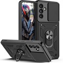 Чехол для Samsung A54 5G ARMOR SLIDE RING + GLASS