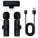 2 беспроводных петличных микрофона с зажимом USB-C. Прямая трансляция видеоблогов на платформе Android