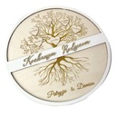 KÖSZÖNET A SZÜLŐKNEK 3D FA ESKÜVŐI AJÁNDÉK