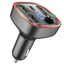 Borofone Transmiter FM BC48 Broad MP3 Bluetooth 2xUSB+Typ C QC3.0 18W czarn