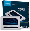 SSD-накопитель CRUCIAL MX500 емкостью 1 ТБ