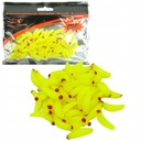 ИСКУССТВЕННЫЙ ЧЕРВЯК-ЖИВКА 50 шт, желтый