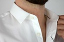CALVIN KLEIN Pánska košeľa biela KCK05 M 39/40 Druh goliera golier