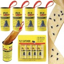 4x ЛЕНТА ДЛЯ СТЕКЛЯННОЙ ЛОВУШКИ ДЛЯ НАСЕКОМЫХ, 4 РОЛИКА