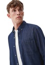 Pánska košeľa s.Oliver modrá - 3XL Dominujúci vzor bez vzoru