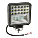 ФАРА РАБОЧАЯ ПРОТИВОТУМАНКА LED (СВЕТОДИОД ) 12-24V 126W ЧЕРНАЯ РАМКА изображение 1