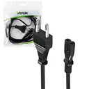 КАБЕЛЬ ПИТАНИЯ ДЛЯ ТЕЛЕВИЗОРА, ПРИНТЕРА, РАДИО, ВКМ, 8, 2 PIN, 3M