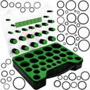 Кольца уплотнительные, резинки, уплотнители из маслостойкой резины, 780 шт.