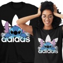 ФУТБОЛКА ЧЕРНАЯ ЖЕНСКАЯ ФУТБОЛКА ОТ LILO AND STITCH GIFT XL