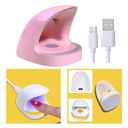 Mini nechtová lampa UV gélová lampa na nechty, USB Mini Nail UV Light LED Therapy Pink Napájanie 1 W