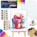 НАБОР ДЛЯ ДЕТСКИХ РАСКРАСОК, EASILA, КИСТИ ДЛЯ МАСОК